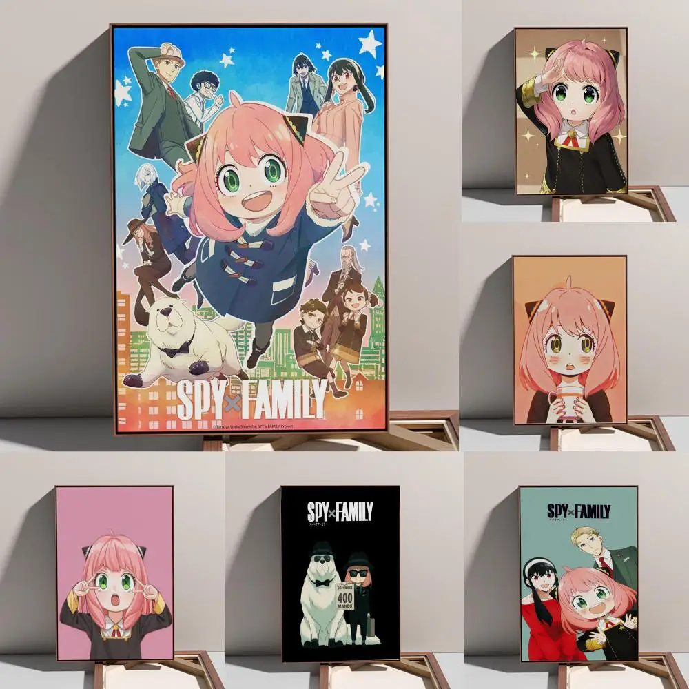 

Spy X Family Poster Prints Oil Painting Mural Living Room Home Decoration Party Evening Cover