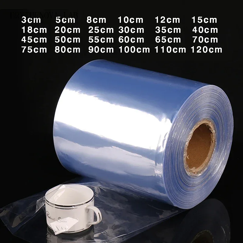 PVC Heat Shrinkable Film Transparent Cylindrical Home Hair Dryer Dust Shrink Protective Sleeve Large Size Tube Film Packaging
