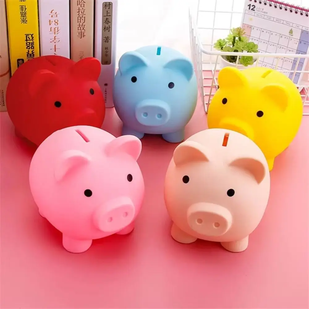 Pig Shape Piggy Bank Reusable with Saving Money Goals Counter Money Box Crafts Money Saving Box for Helps The Habit of Saving