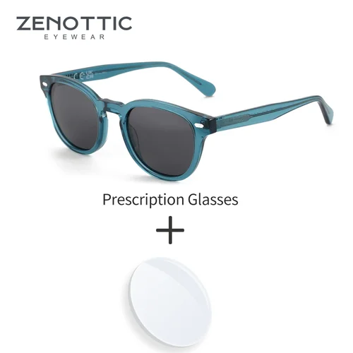 Imagen 1 del producto ZENOTTIC gafas de sol graduadas polarizadas populares para mujer protección UV400 gafas de sol ópticas progresivas redondas de moda