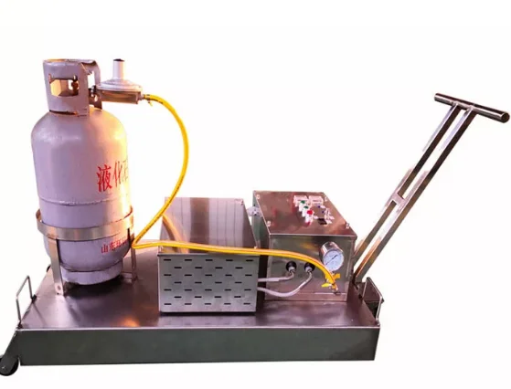 High efficiency portle asphalt pavement regeneration repair heating plate Hand push asphalt heating regeneration equipment