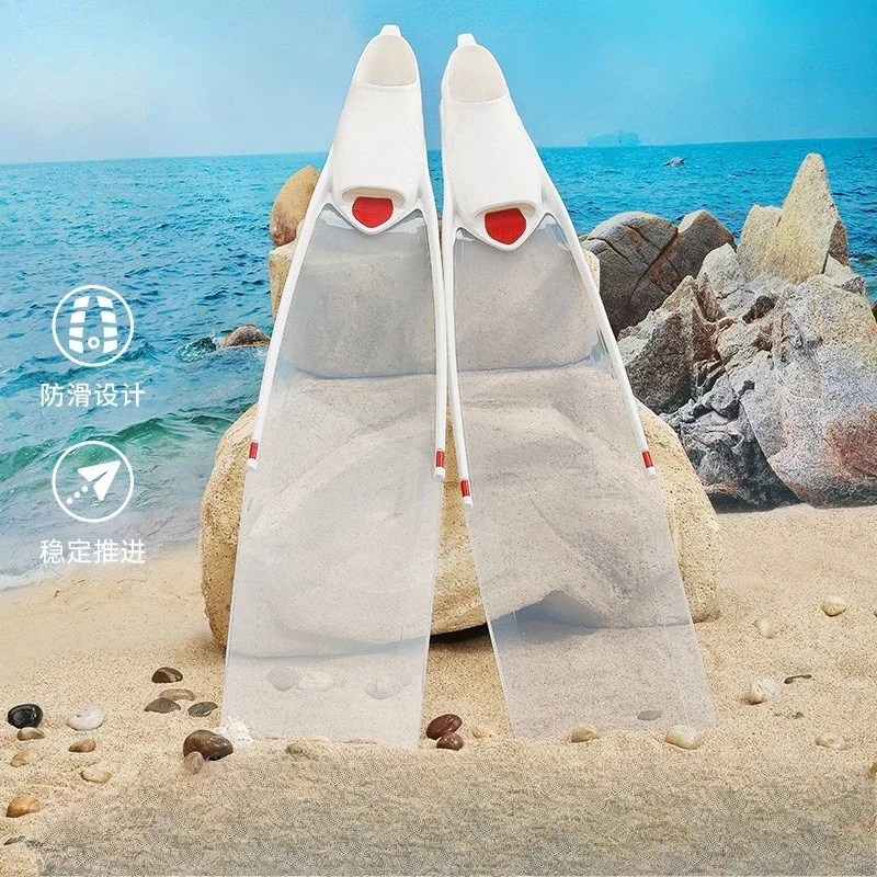 Snorkeling men's and women's free diving PP flippers, long webbed frog shoes