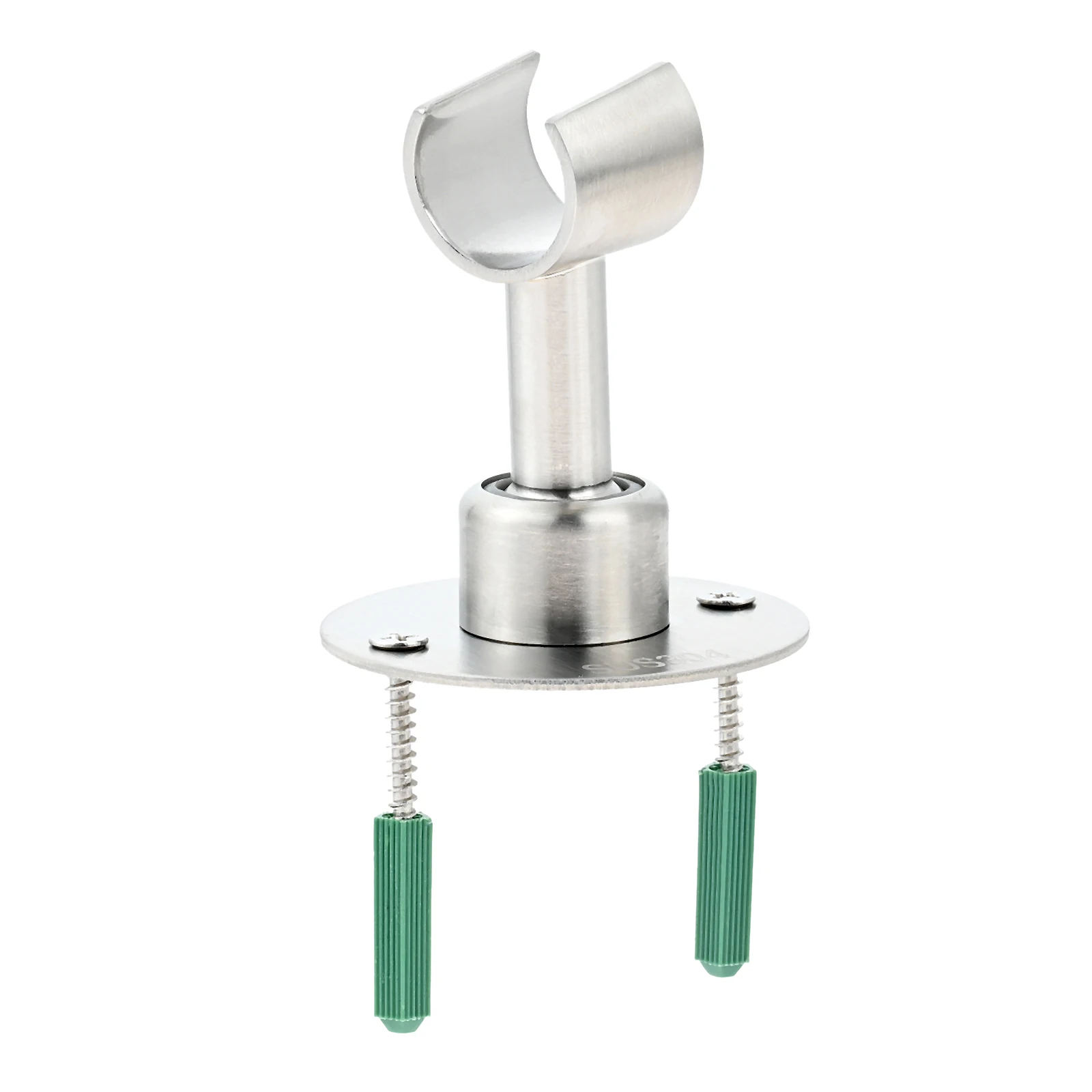 ที่วางฝักบัวฝักบัวสแตนเลสสตีลที่จับที่วางหัวฝักบัวอาบน้ำแบบมือถือปรับได้360 ° ที่จับติดผนังที่วางสเปรย์อาบน้ำในห้องน้ำ