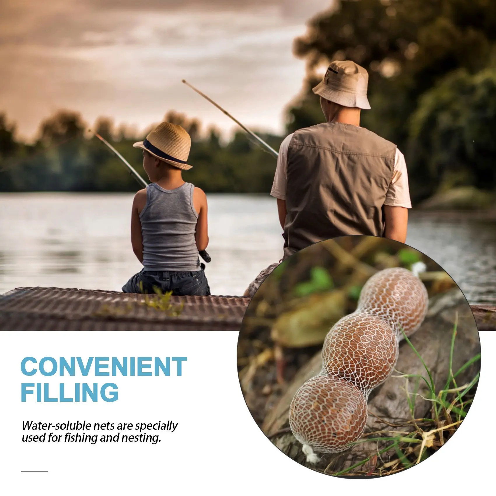 넓은 메쉬 리필 잉어 낚시 스타킹, 보일리 리그 미끼 랩 백, 5M PVA, 37mm