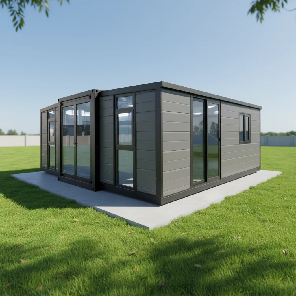 FL Container House Weather‑resistant Prefabricated Unit For Highway Toll Station Staff Temporary Rest House