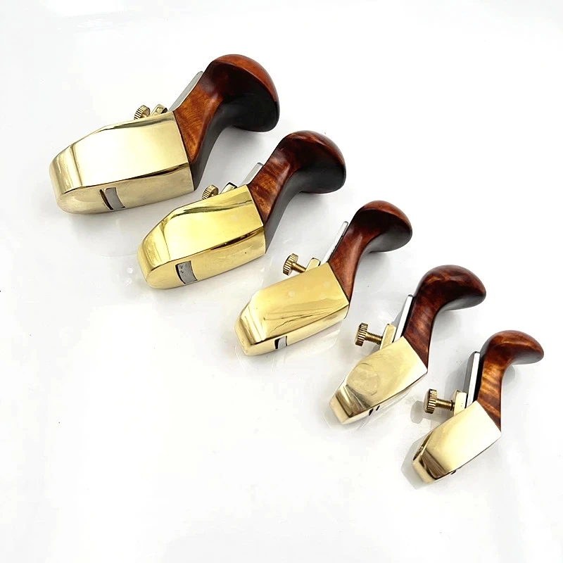 Gorgeousness Thumb brass bottom convex bottom Cutter Curved Sole planes Planer,luthier woodworking DIY Tools Manual Push plane