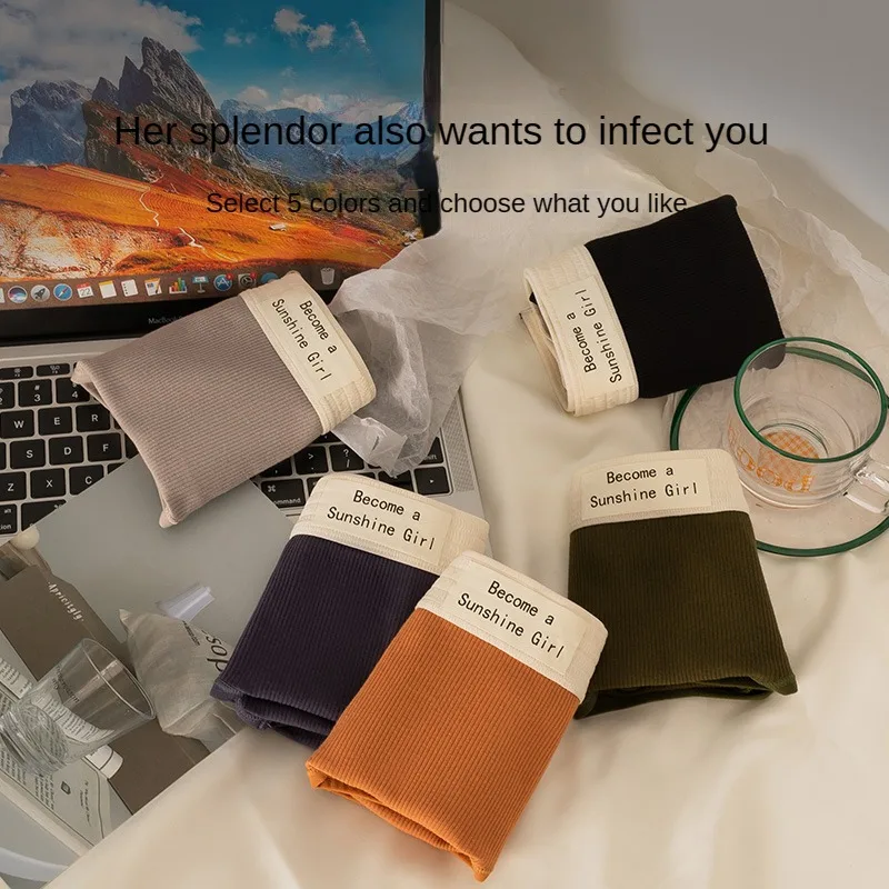 女性のための柔らかい綿のスポーツパンティー、親密な下着、ヒップをカバー、通気性、セクシー、長持ちする色、ファッション、女性、3個