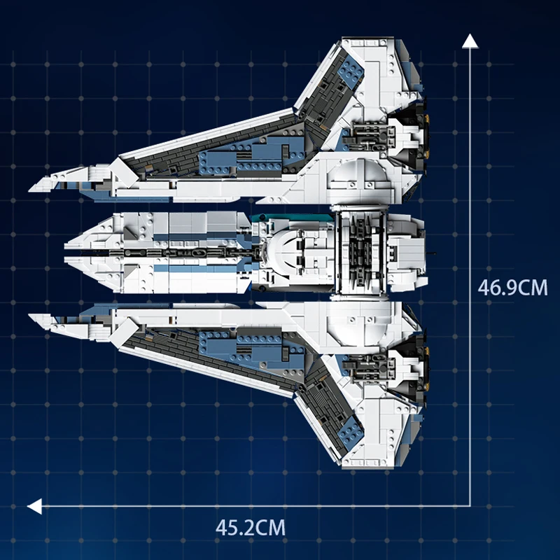2948PCS Space Warship Building Block Model Toys Sets Small Particle Star Fighter Bricks Assembly Toys Boys Adult Friends Gifts