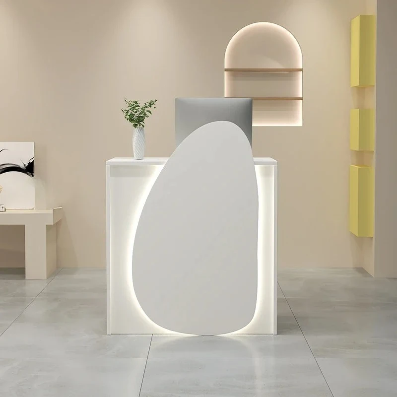 Checkout page Shop Small Clothing Barber Shop Bar Counter Simple Nail Salon Reception Desk