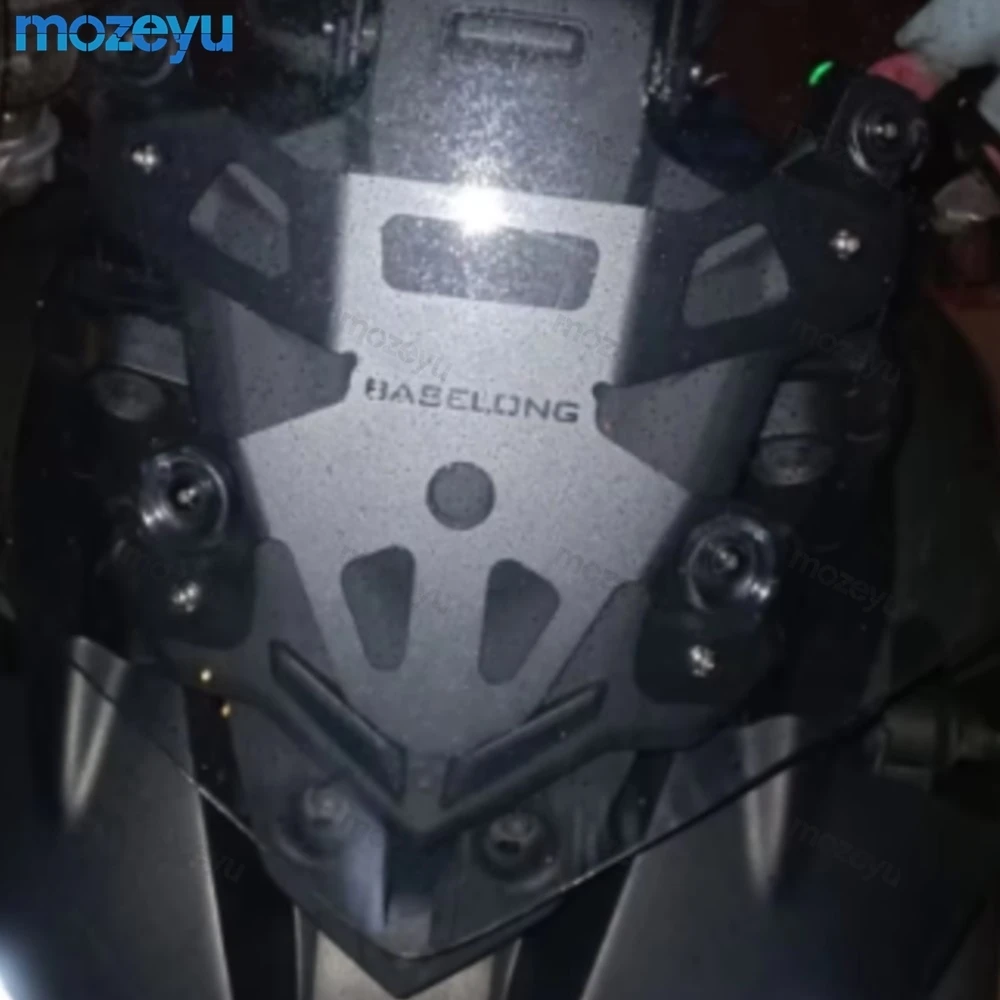 

For Yamaha Tracer 900/900 GT/Tracer 9/Tracer 9 GT 2018-22 2023 2024 30mm Riser Windshield Bracket Airflow Deflector Rise Support