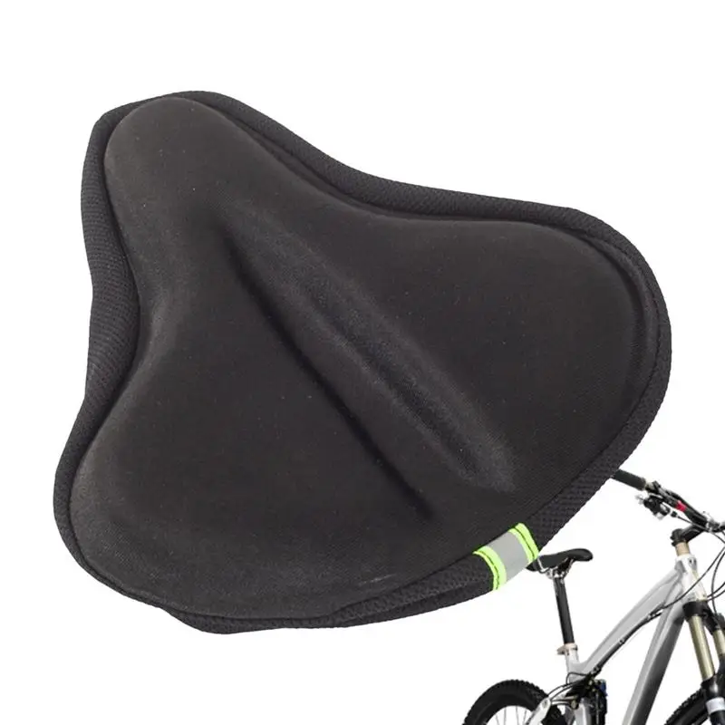 

Cycling Seat Cushion Saddle Cover With Reflective Strips Non-Slip Breathable Saddle Pad For Road Mountain Bicycles Women Men