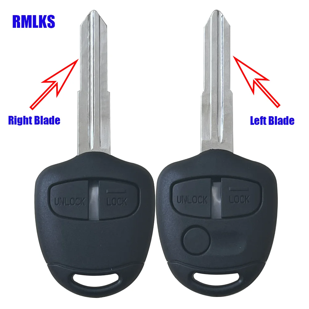 

New 2 3 Buttons Remote Key Shell Fit For MITSUBISHI Lancer EVO Colt Outlander Mirage Uncut Keyless Entry Fob Car Cover Case