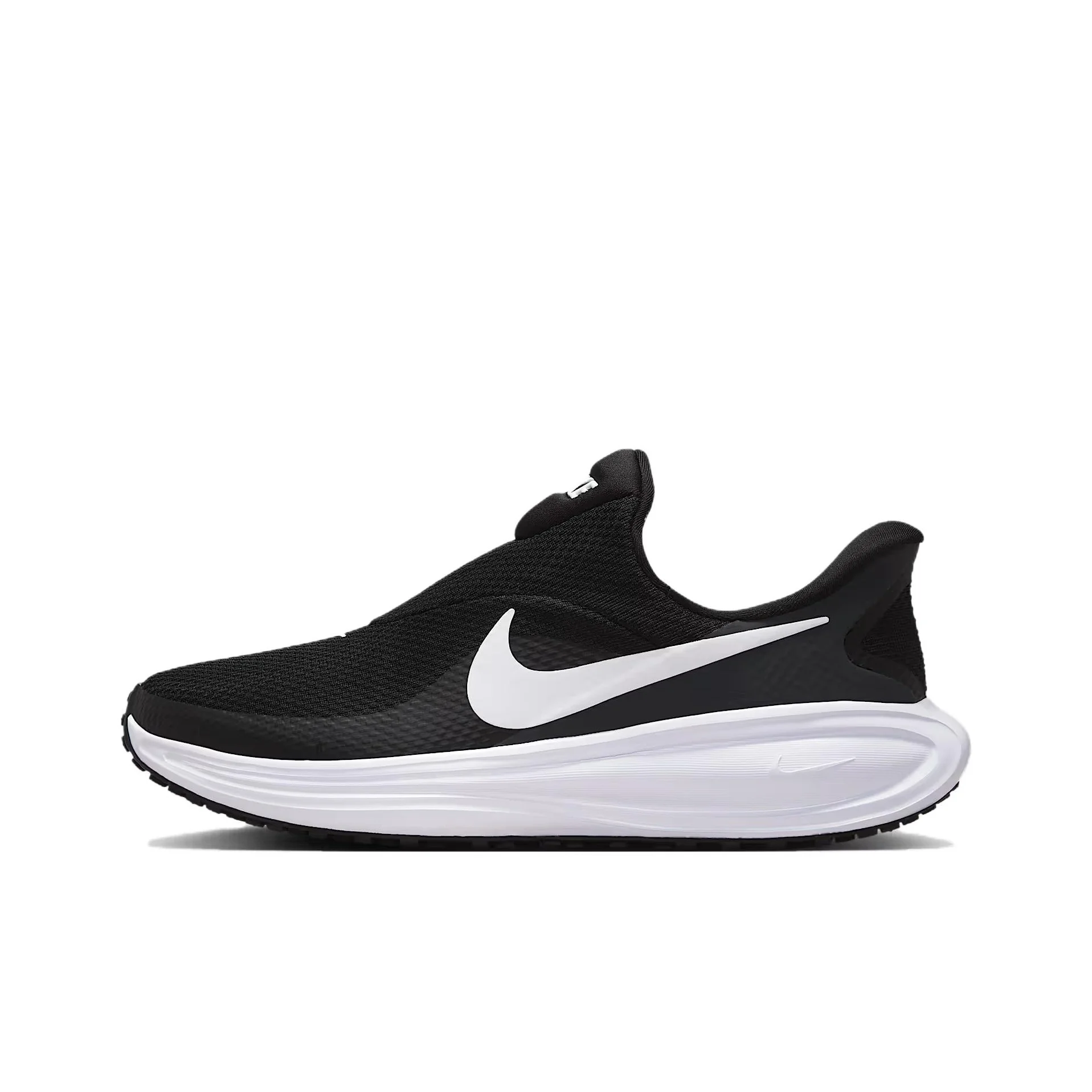 Nike REVOLUTION 8 Chaussures de course décontractées en tissu à tige basse pour entraînement, course longue distance, course de vitesse, pour femmes, noires HQ2415-001
