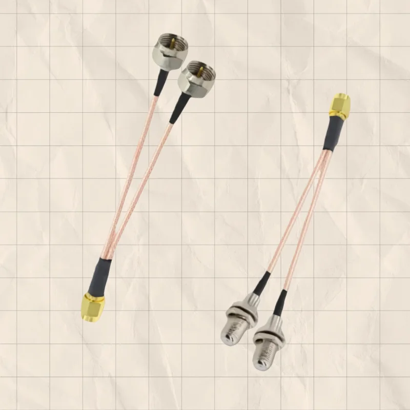 RG316 SMA male to F male one to two RF cable 1/2 F female to SMA male one to two adapter cable extension cable