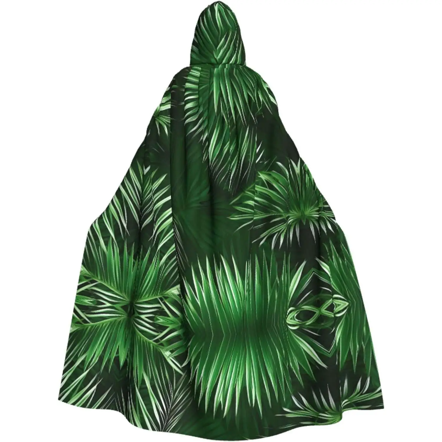 

Palm Tree Tropical Plants print Unisex Adult Witch Cloak Cape Hooded Cape Halloween Christmas Costume Cosplay Party Cloak
