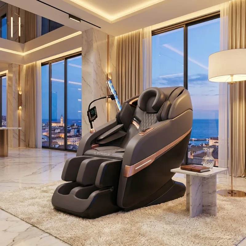 Factory Price Luxury 4D Intelligent Massage Chair with Zero Gravity SL Track and Heat Therapy for Wellness Center