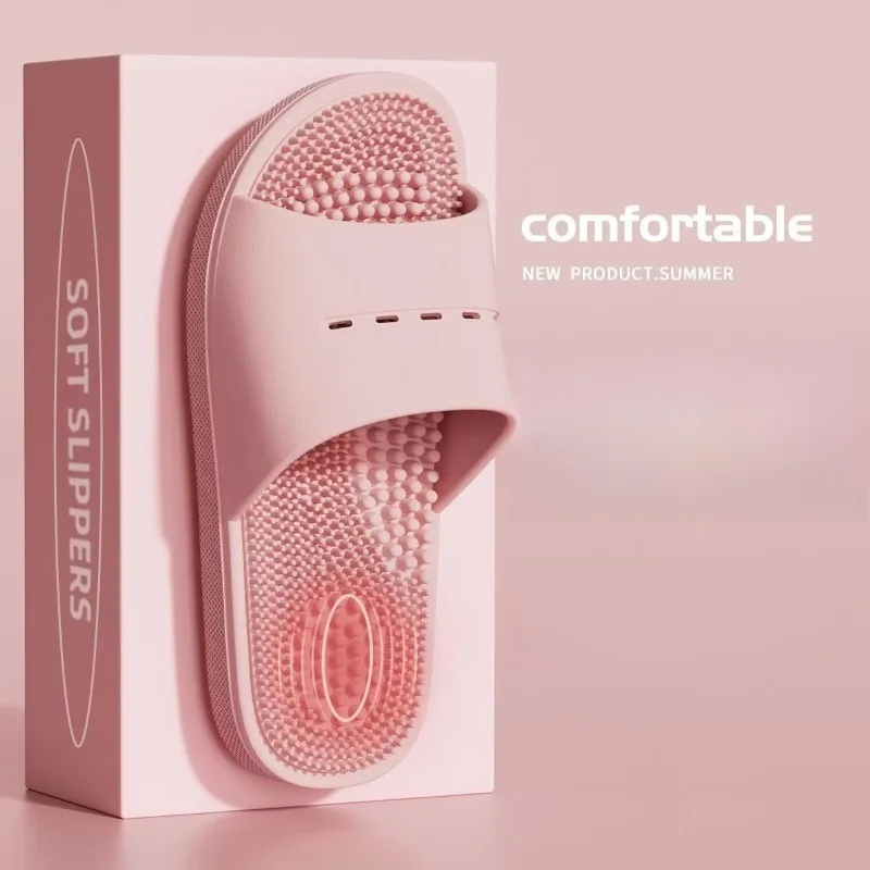 

Домашние тапочки унисекс — удобная домашняя обувь для мужчин и женщин, дышащие сандалии для ванной, нескользящие домашние шлепанцы