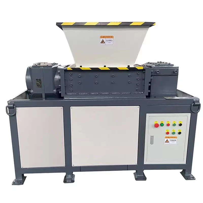 Industrial Crusher Processing of Plastic-Coated Metal Scrap Rubber, Cardboard, and Fabric Shredder Waste Shredder(Customized)