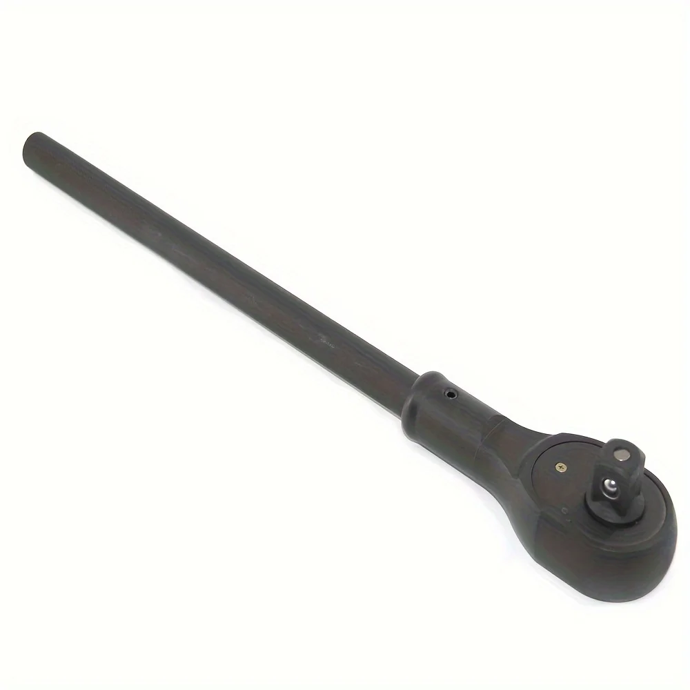 Ratchet Wrench, 3/4In Adjustable Heavy Duty Drive Ratchet Square Head Reversible Socket Wrench Mediu Lengthened Auto Repair Tool