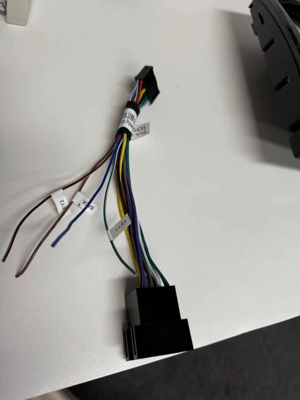 20 Pin Cable Plug Car Radio 4G SIM Card Slot RCA Output AUX Wire Harness Connector Adaptor Subwoofer Cable Car Navigation