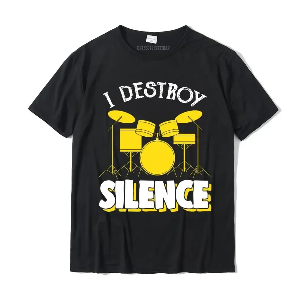 Хлопковые рубашки для мужчин, хлопковые рубашки, Забавные Рубашки для батареи, игра в Тамбуре, я уничтожаю тишину, 2024