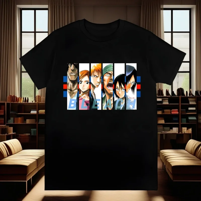 

Bleach аниме Куросаки Ичиго японская новая мужская футболка модная футболка с принтом летняя мужская новинка футболка с коротким рукавом мужская забавная