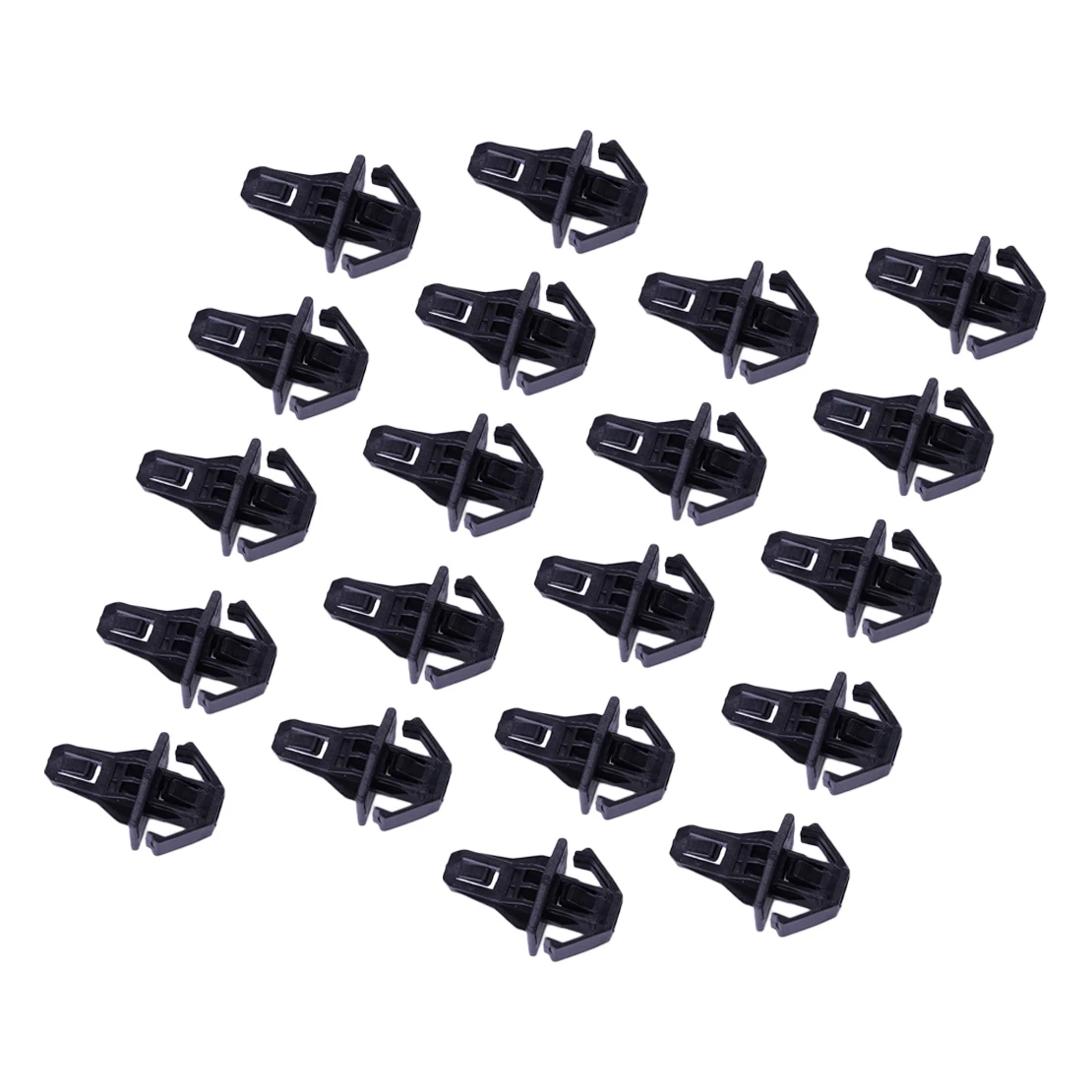 50pcs/set Car Front Radiator Grille Mounting Clip Fastener Retainer Black Nylon Fit for Honda 91578-SV4-003