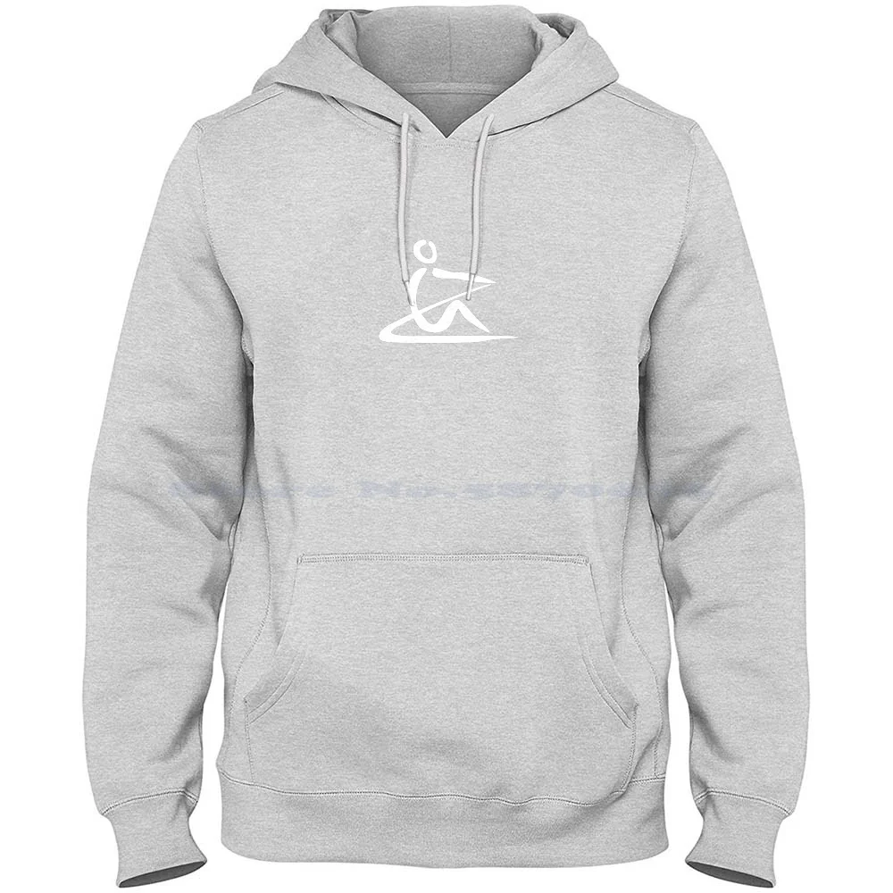 Rowing Logo White 1 100% Cotton Hoodie Rower Logo Crew Oars Regatta Boats Race Skiff Water Competition Rowingart Sculling