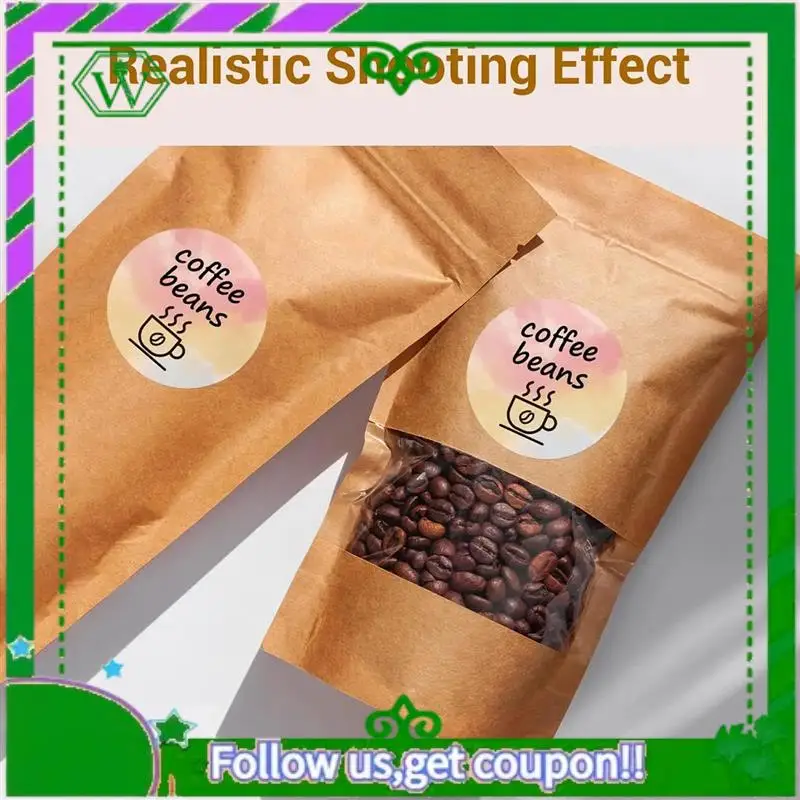 Betrouwbaar verzendlabel Printerlabel Sticker Rond label Vierkant label DIY-logoontwerp