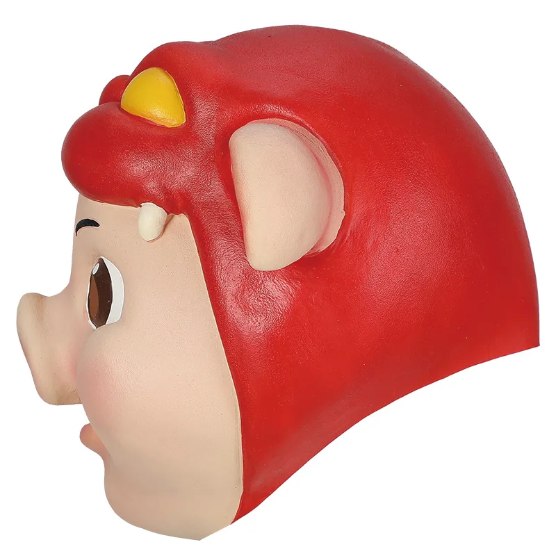 Schweinemaske Halloween Tier-Cosplay-Maske | Maskerade-Party Kostümzubehör Requisiten – Detail 2