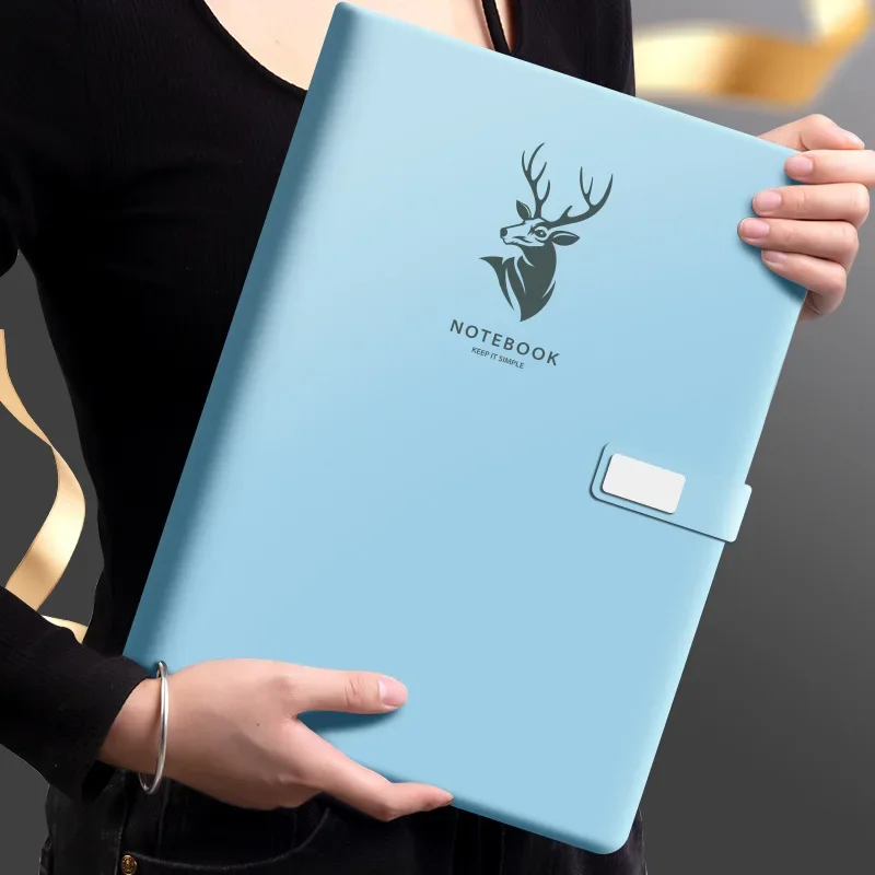 A4 Extra Large Notebook For Work Office Meetings Recording B5 Business Thickened Journal Can Print Logo