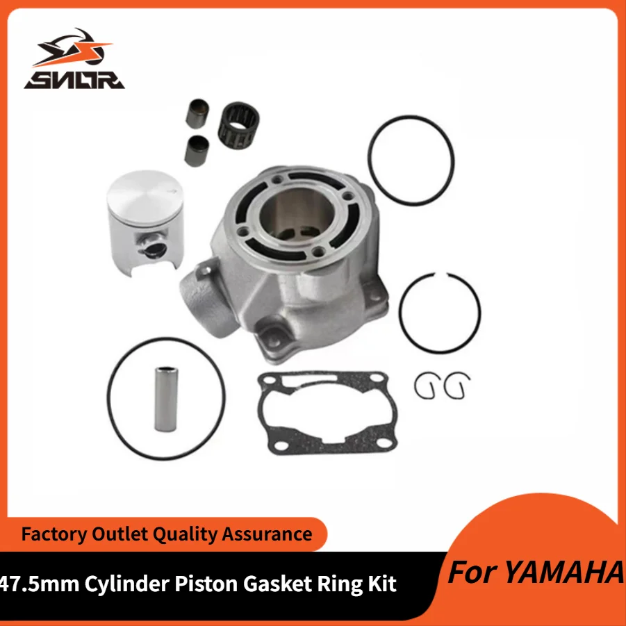

Motorcycle 47.5mm Engine Cylinder 85CC Piston Gasket Ring Kit For Yamaha YZ85 YZ 85 YZ80 2002-2018 Motoblock ATV Equipment Parts