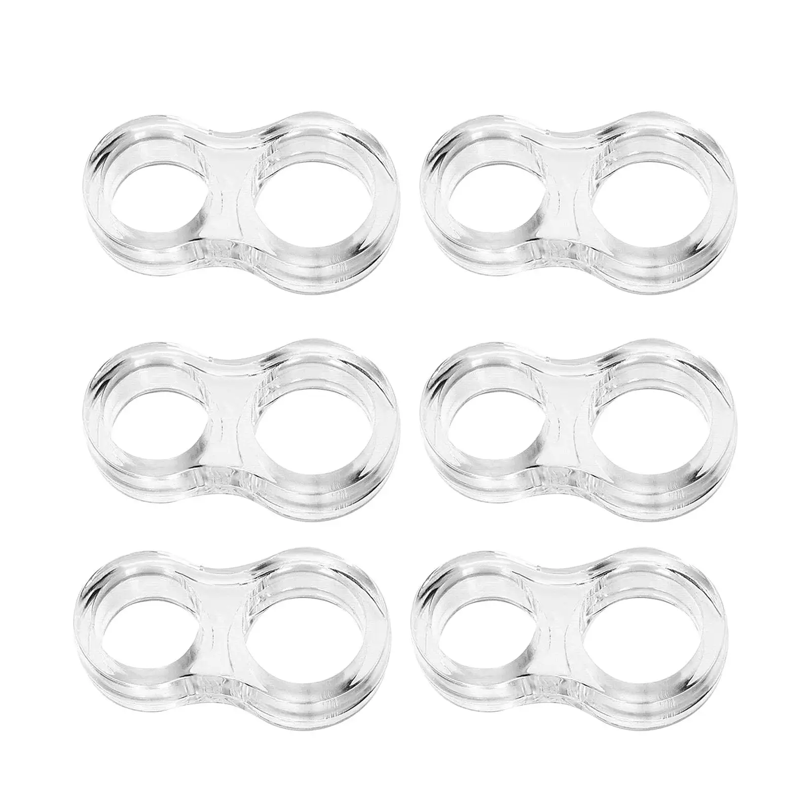 

8Pcs Transparent Door Stop Door Knob Buffer Wall Protector Shock Absorbent Doorstop for Bedroom Living Room Bathroom
