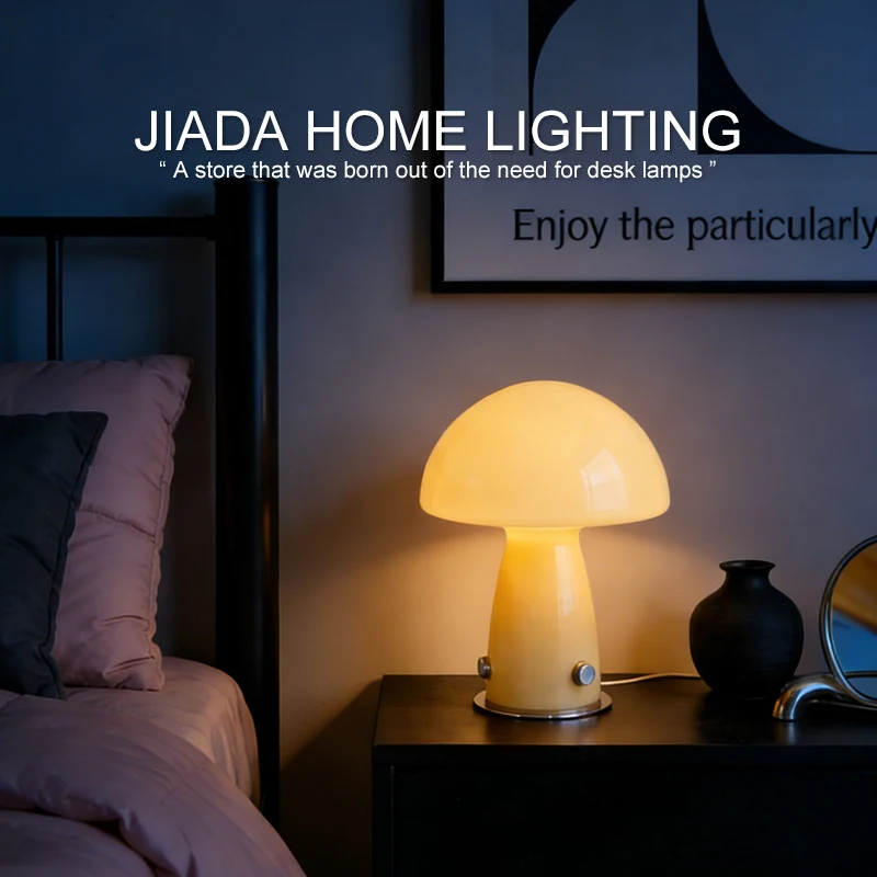 Glass Mushroom Lamp…