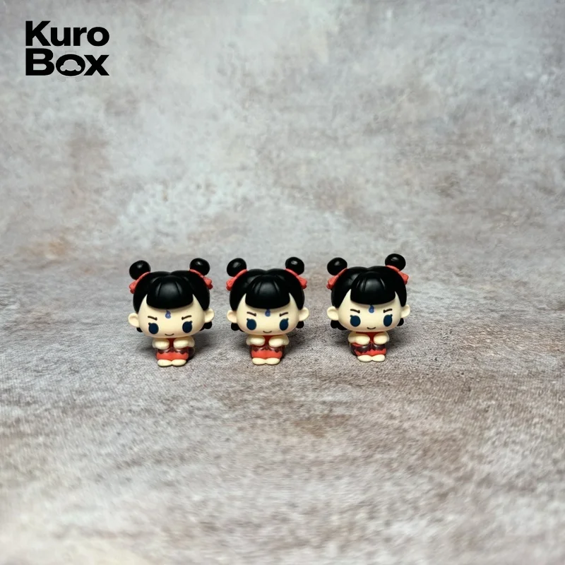 

Коллекционная мини-фигурка мифического героя Нэчжа в слепой коробке, аниме-декор для стола из ПВХ, модная игрушка-подарок, таинственная коробка-сюрприз, украшение