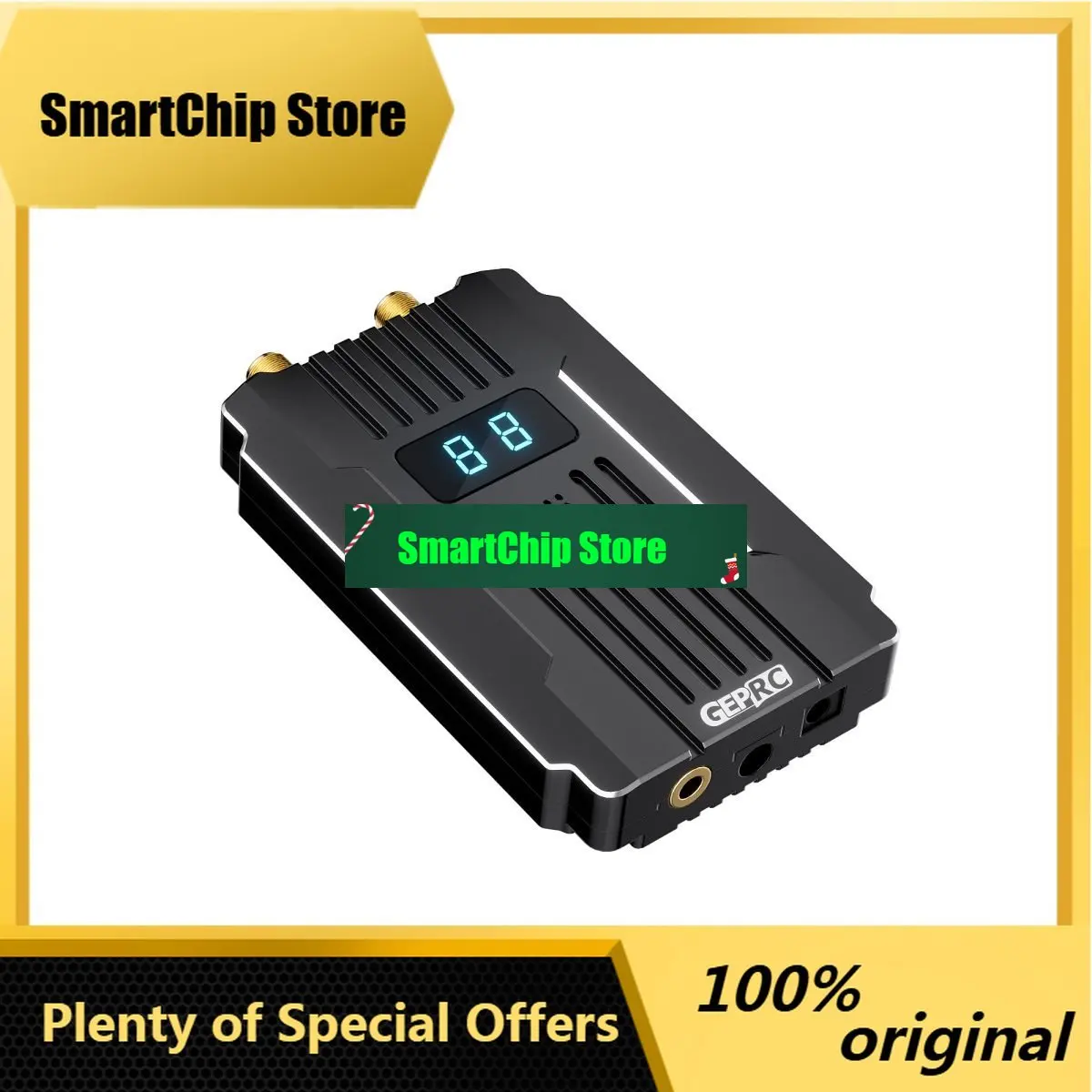 SmCpGEPRC MATEN 3.3G VRX With 3.3G Signal Alarmer Receiver Built-in Buzzer SMA VRX Mode RC Airplane FPV Long Range Drone DIY Par