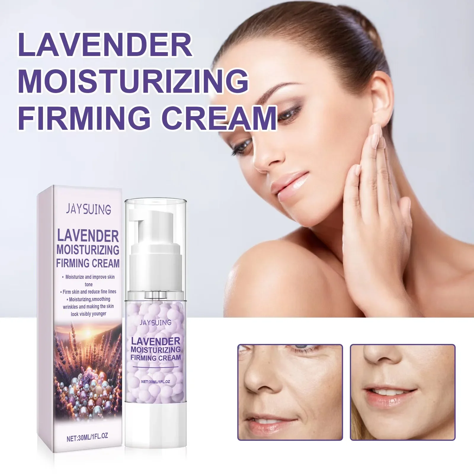 Face Cream for Fading Fine L-Ines Improve Face Dullness Skin Rejuvenation Brighten Skin Tone Moisturizing Cream