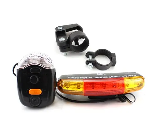 Multifunctional Bicycle Turn  Signal Lamp Tail Light With Electric Horn Brake Light Xc-408