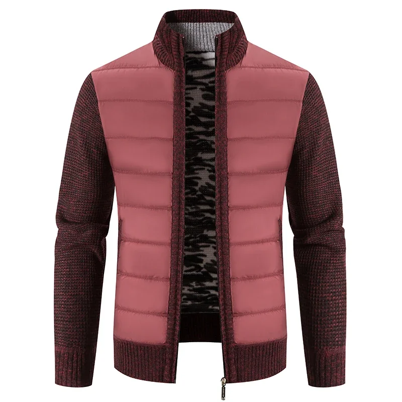 Men Winter Sweatercoats Cardigan Sweaters Jackets Good Quality Male Stand-up Collar Casual Cardigans Slim Fit Sweaters Size 3XL