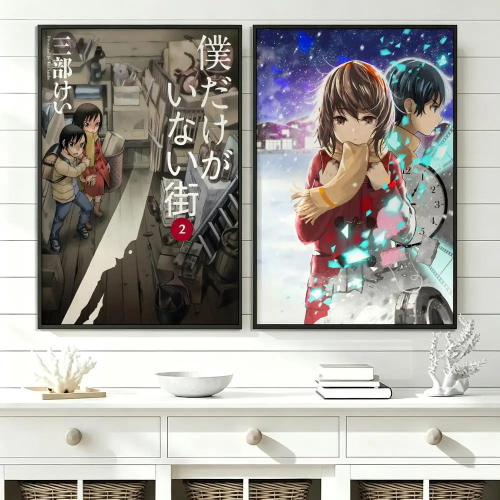 anime Erased Poster Poster HD Trendy SelfAdhesive Wall Art Print For Living Room Bedroom Dorm Office Home Gift
