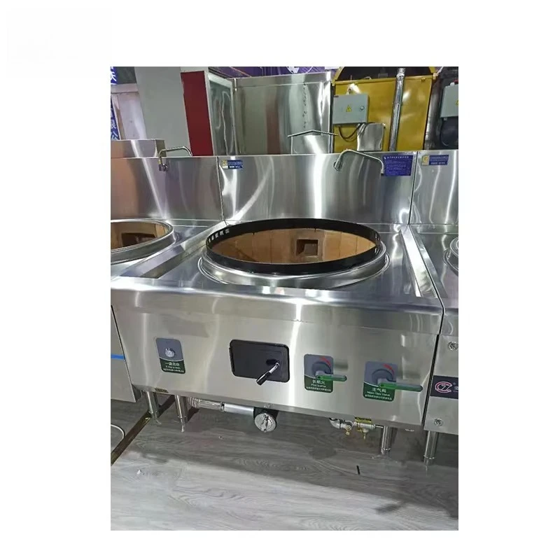 High-Pressure Gas Burner for Commercial Kitchen Fast Food Wok Cooker Industrial Steel Fabrication Gas Stove customized