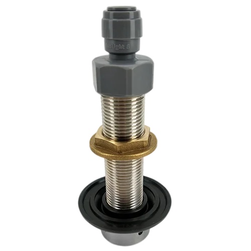 KegLand Nukatap -100mm SS Long Shank for Beer Faucet Include Duotight Joint ( 8mm X 5/8Inch Female) Home Brewing