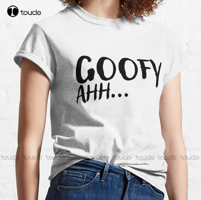 Goofy Ahh , Funny  Classic T-Shirt Black Button Up Shirt Women Custom Gift Breathable Cotton Fashion Tshirt Summer  Xs-5Xl Retro