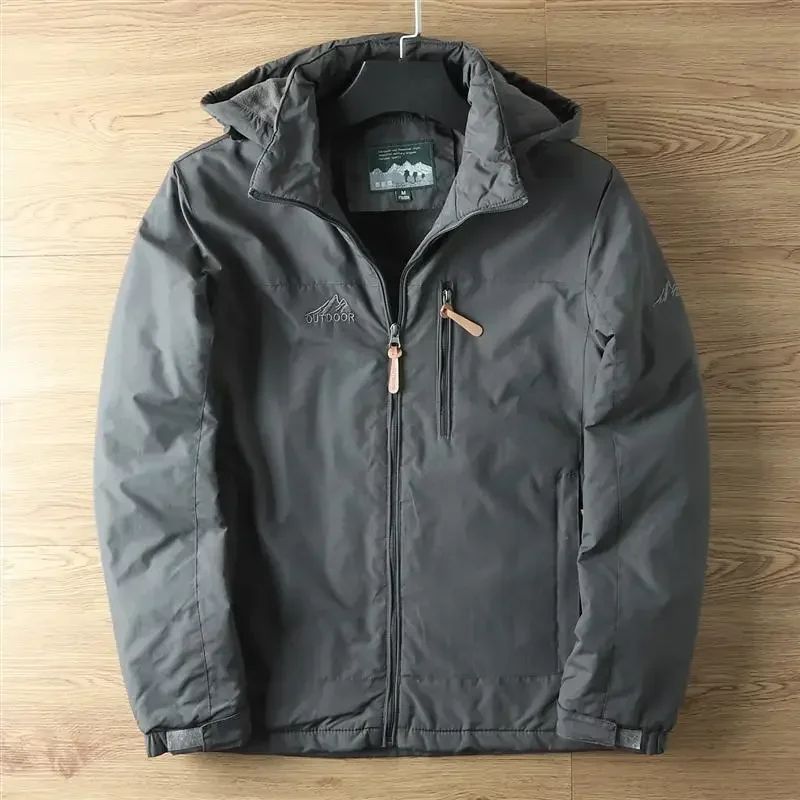 2026 Warm Military Tactical Coat Man Large Size Jacket Autumn Winter Padded Thickened Outdoor Punching Hiking Jackets Man's Tops