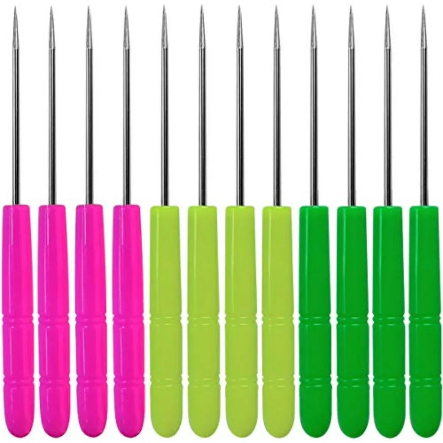 

12 Pcs Sugar Stir Needle Scriber Needle Biscuit Icing Pin DIY Baking Pin Stainless Steel Pin Icing Sugarcraft Cake ting Needle
