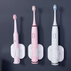 Adjustable Gravity Induction Toothbrush Storage Rack Telescopic Electric Toothbrush Holder Bathroom Wall-mounted Drain Organizer