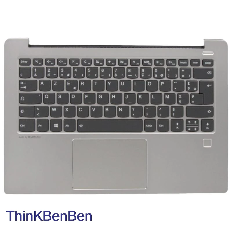 Coque supérieure pour clavier Lenovo Emergency 530S 14 14IKB 14ARR 5CB0R12ree, gris français