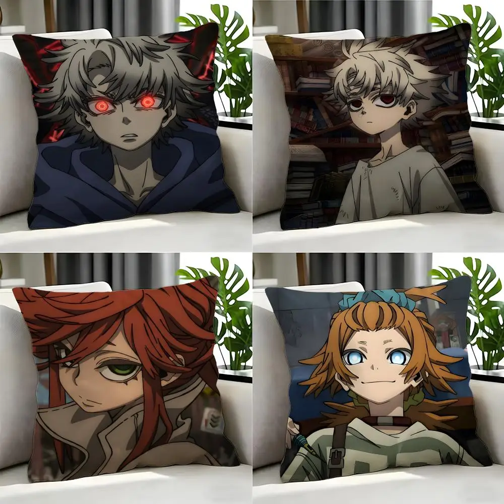 anime Gachiakuta Cushion Cover Cushion Cover Set 4Pcs 50x50 45x45 40x40 Pillowcase Decorative Sofa Home Decor