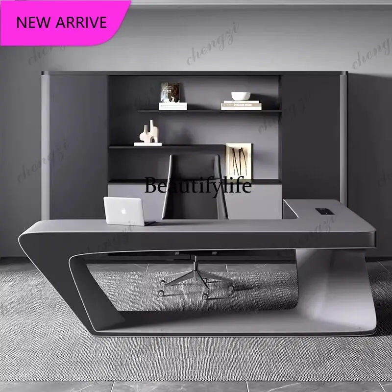 PPP  Stationary Strong Executive Desk Manager Designer Modern Writing Computer Table Study Home Silla De Escritorio Office Furni