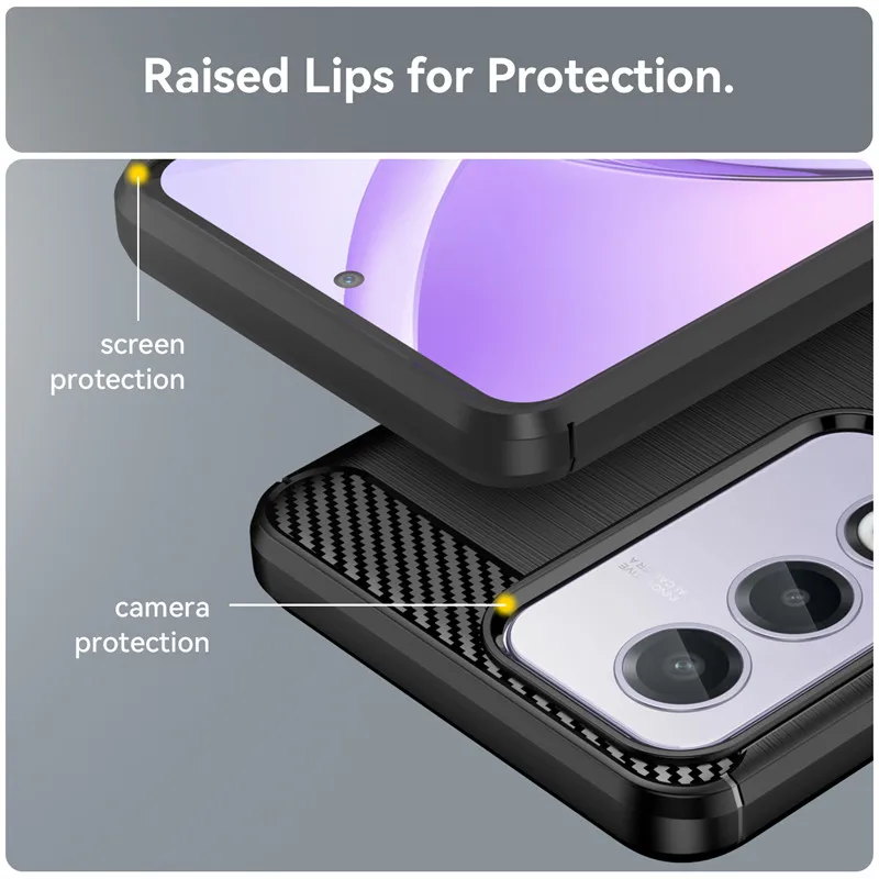 For Oppo A3 Pro Case For Oppo A3 Pro Global Cover 6.67 inch Shockproof Soft Silicone TPU Protective Bumper For Oppo A3 Pro image 4